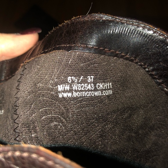 Born crown brown knee high boots with buckles - Picture 4 of 4